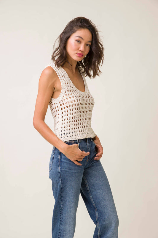 The Abby Crochet Tank