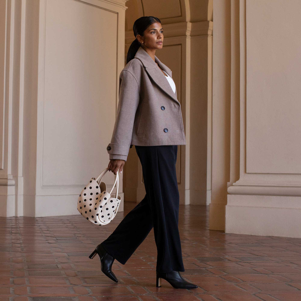 The Poppy Polka Dot Mini Bag