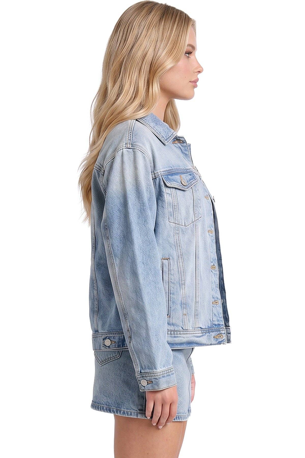 The Hadley Boyfriend Denim Jacket