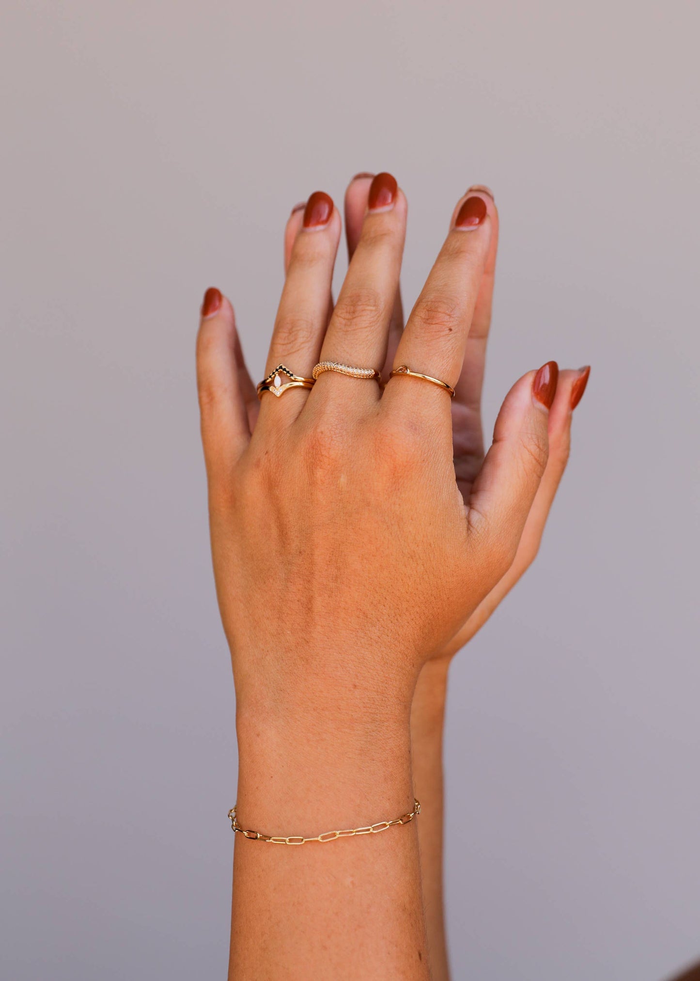 Small Link Chain Bracelet - 18k Gold Plated
