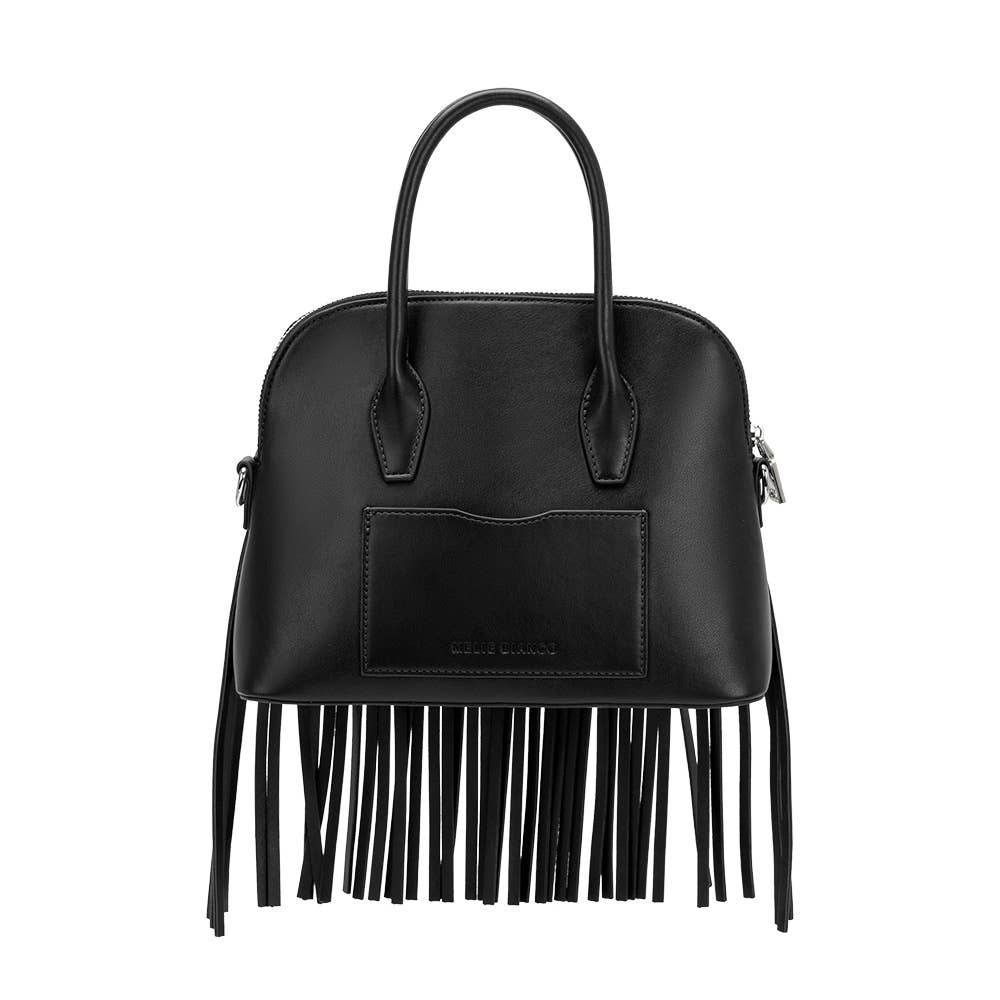 The Halle Woven Fringe Bag