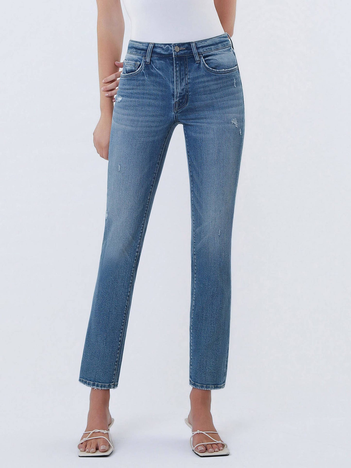 The Carlene Slim Straight Jean