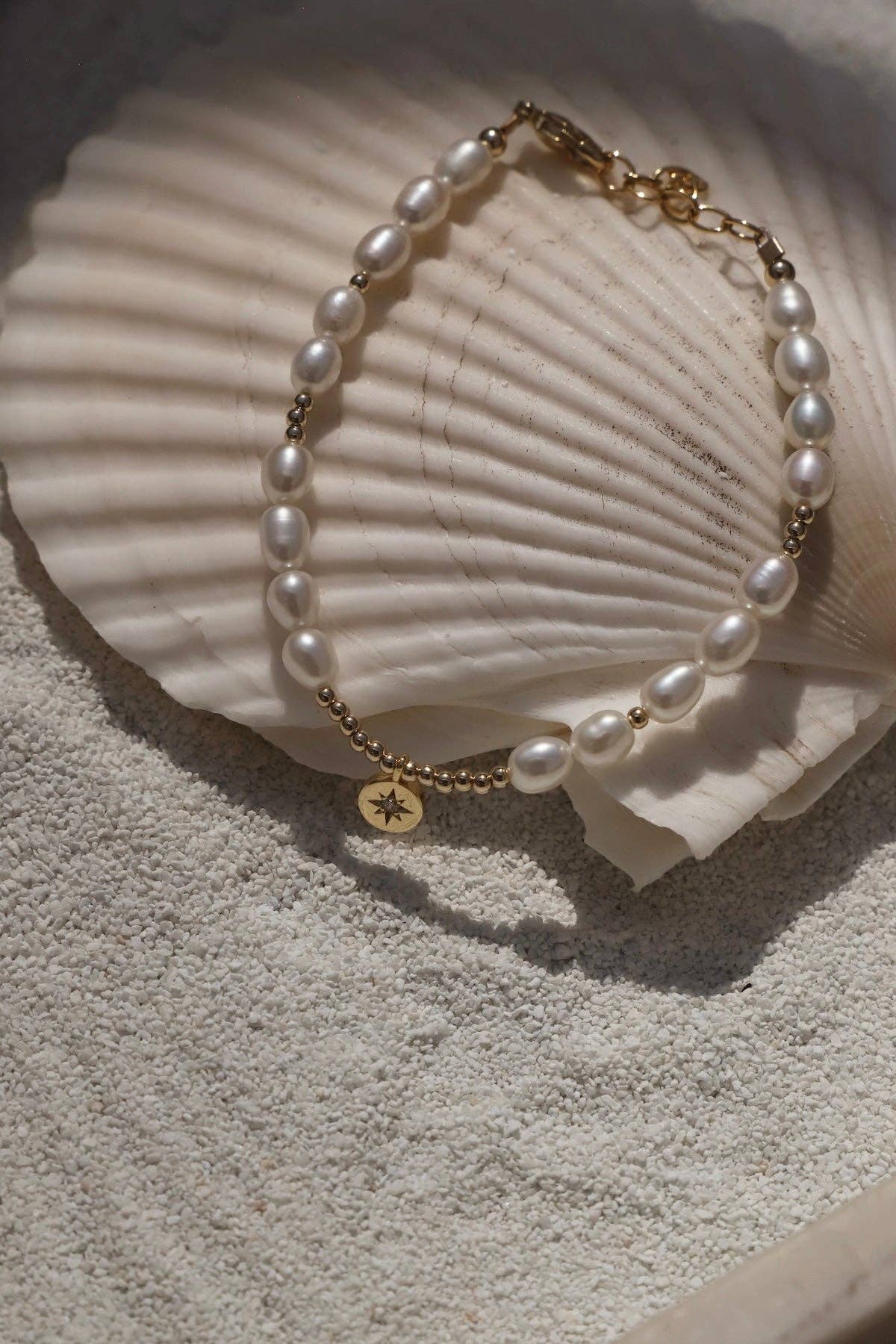 PEARL STAR CHARM BRACELET