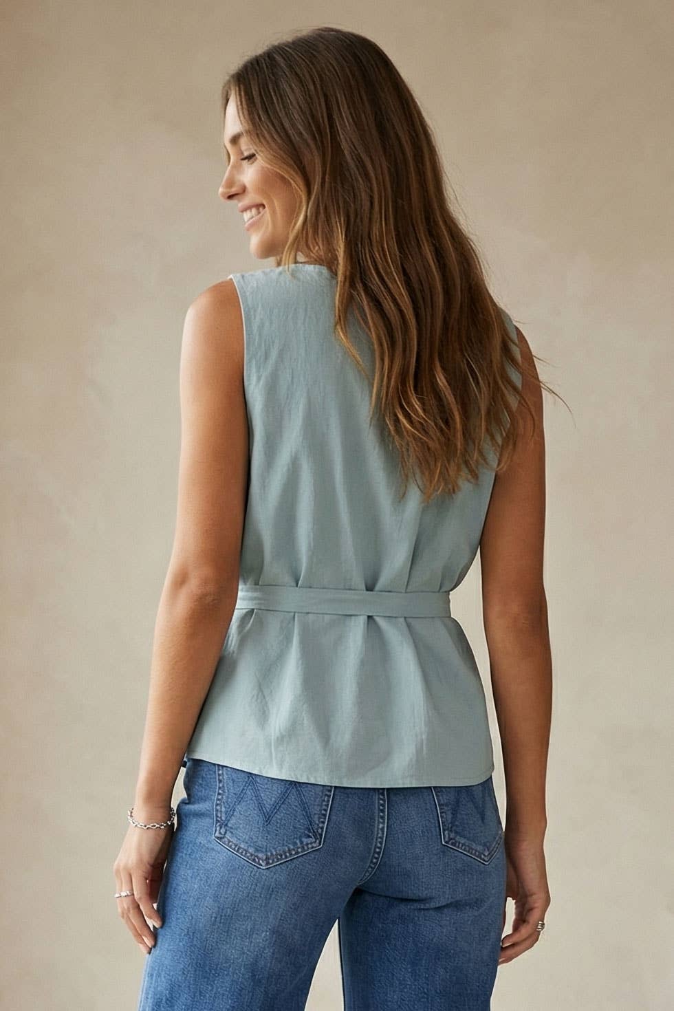 The Sienna Tie Waist Top