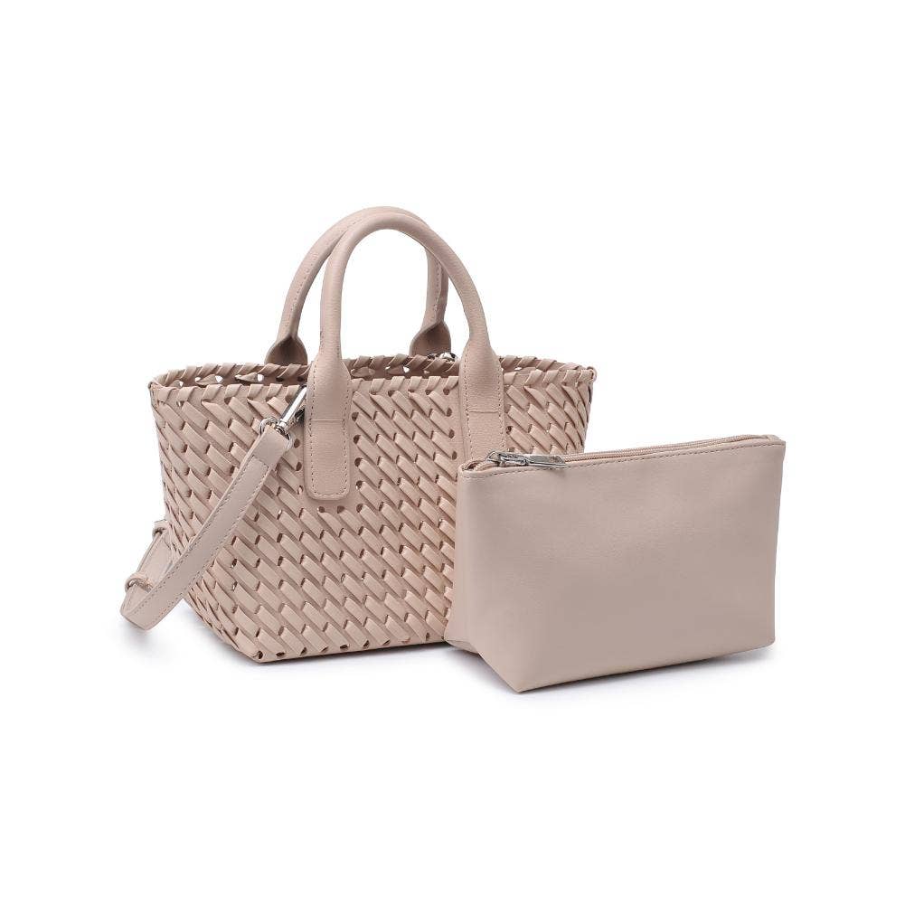 Paisley Woven Crossbody Tote