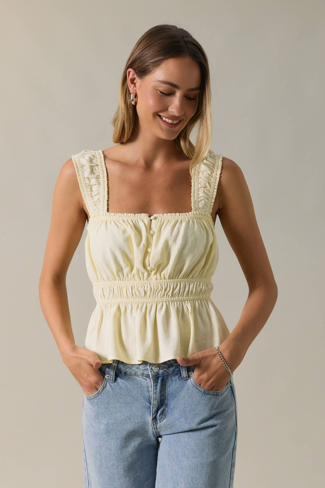 The Lemonade Linen Top