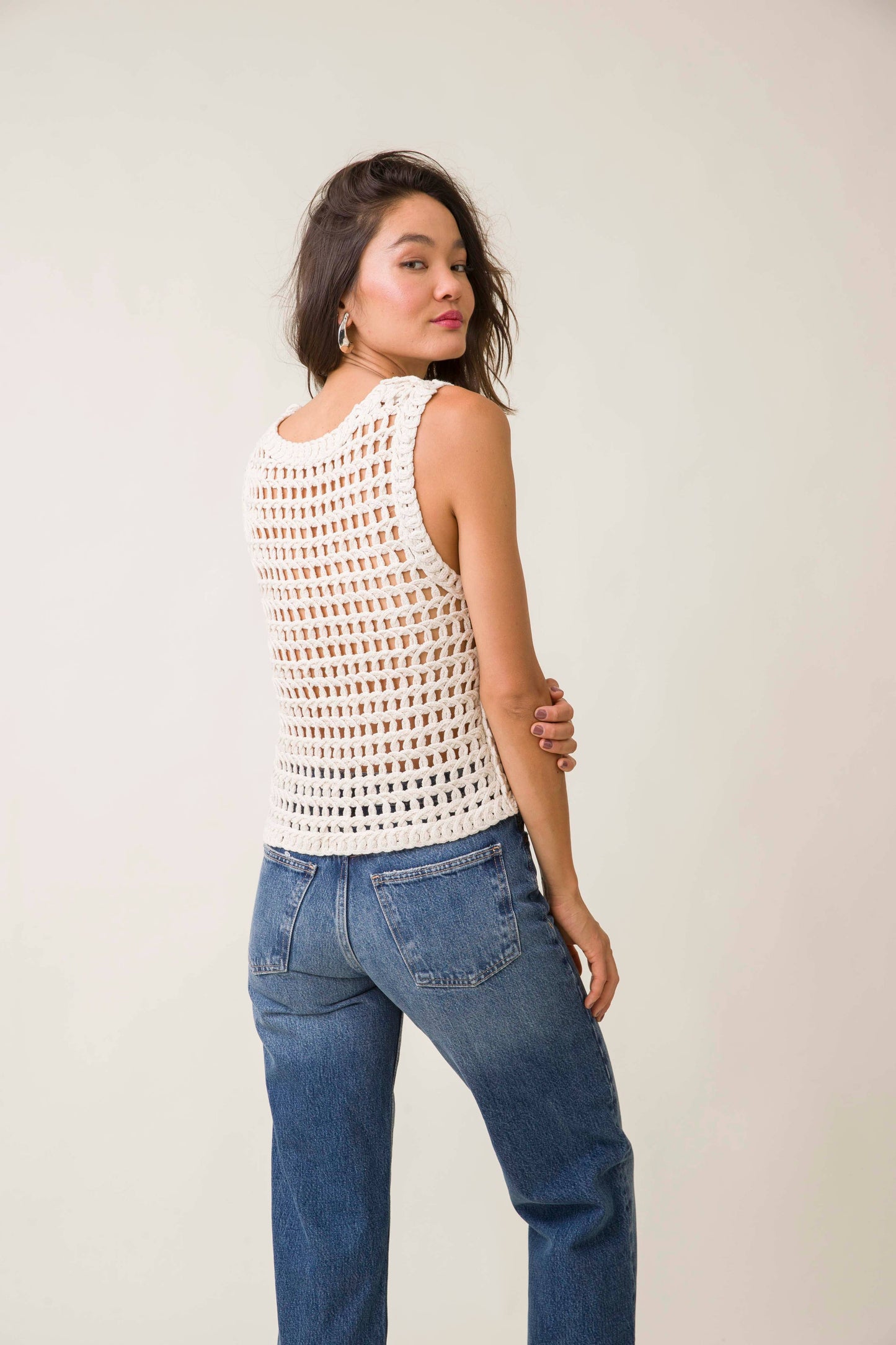 The Abby Crochet Tank