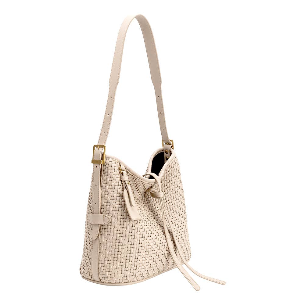 The Capri Woven Tote – Bone