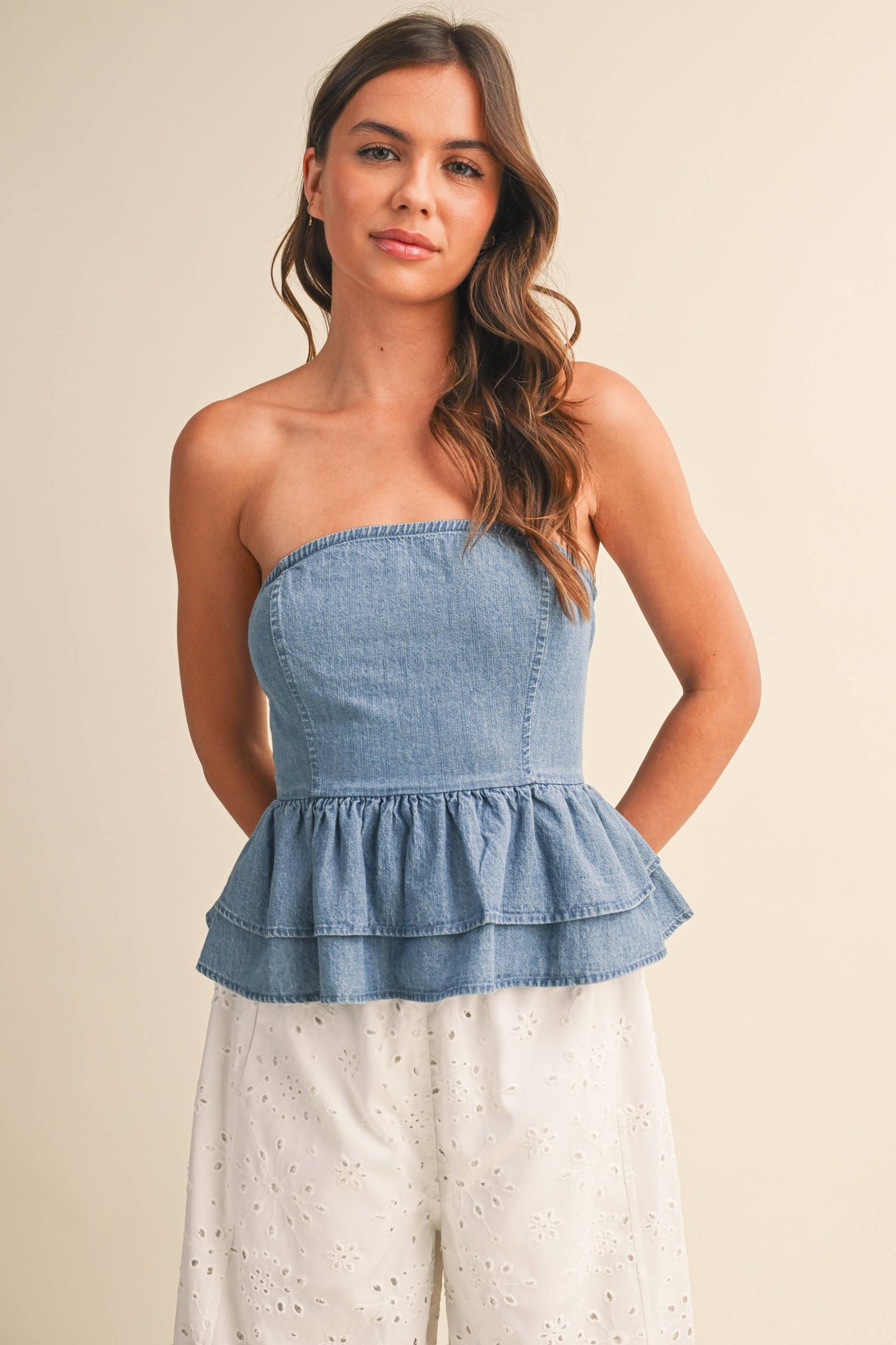 The Cheyenne Chambray Top