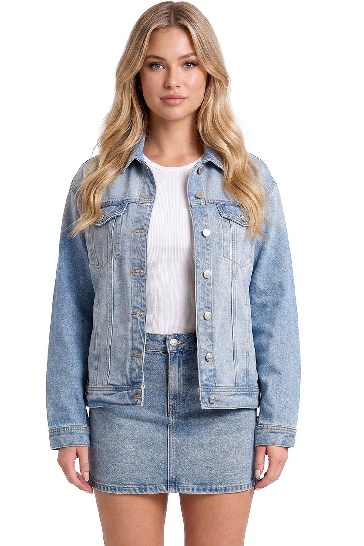 The Hadley Boyfriend Denim Jacket