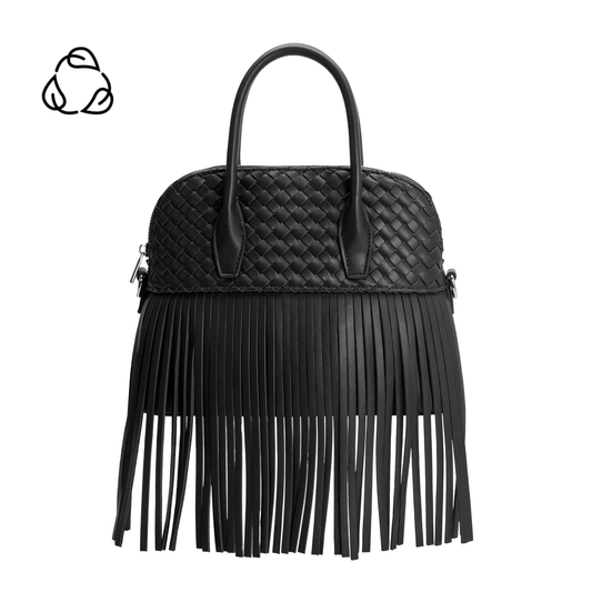 The Halle Woven Fringe Bag