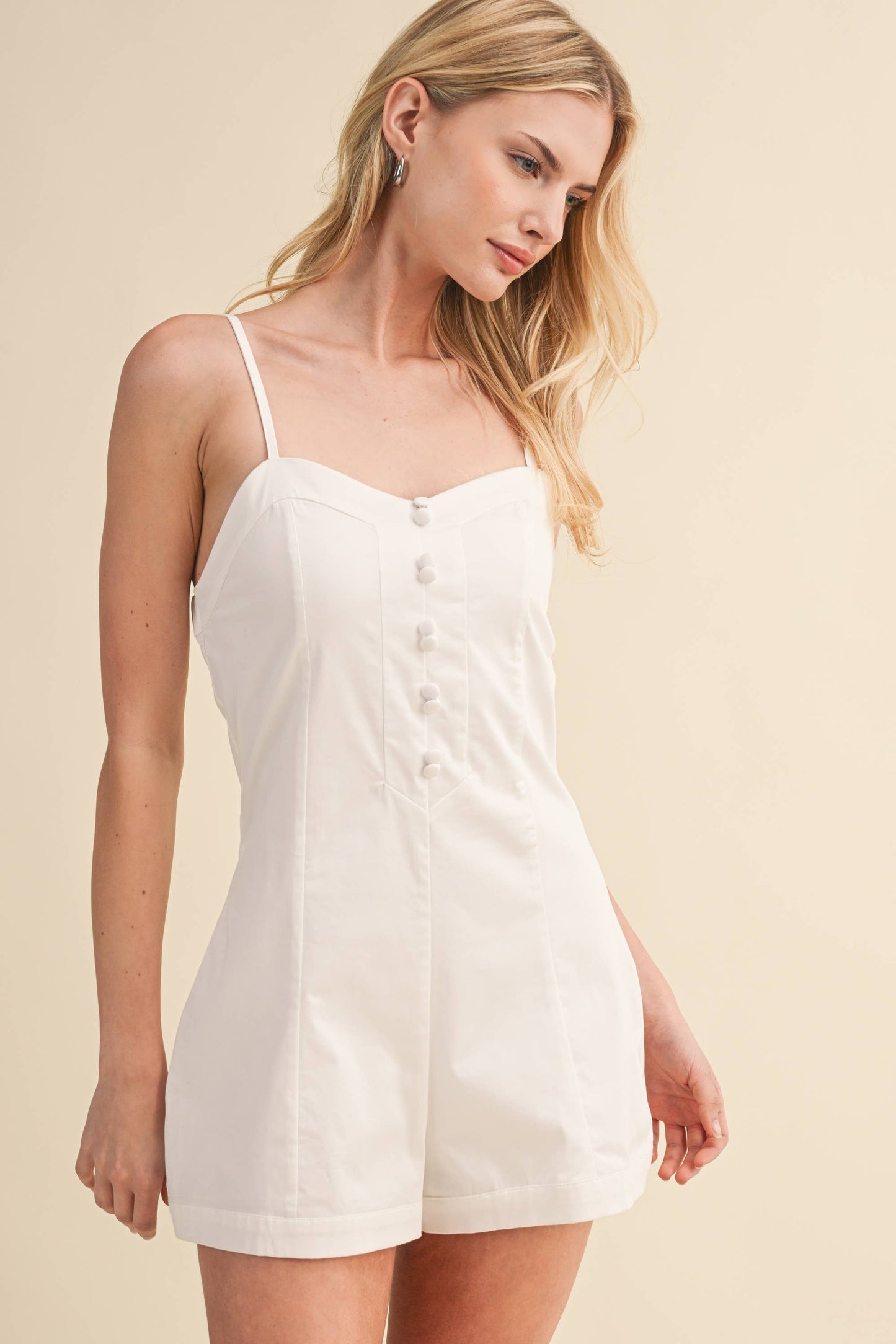 The Navy Noir Romper