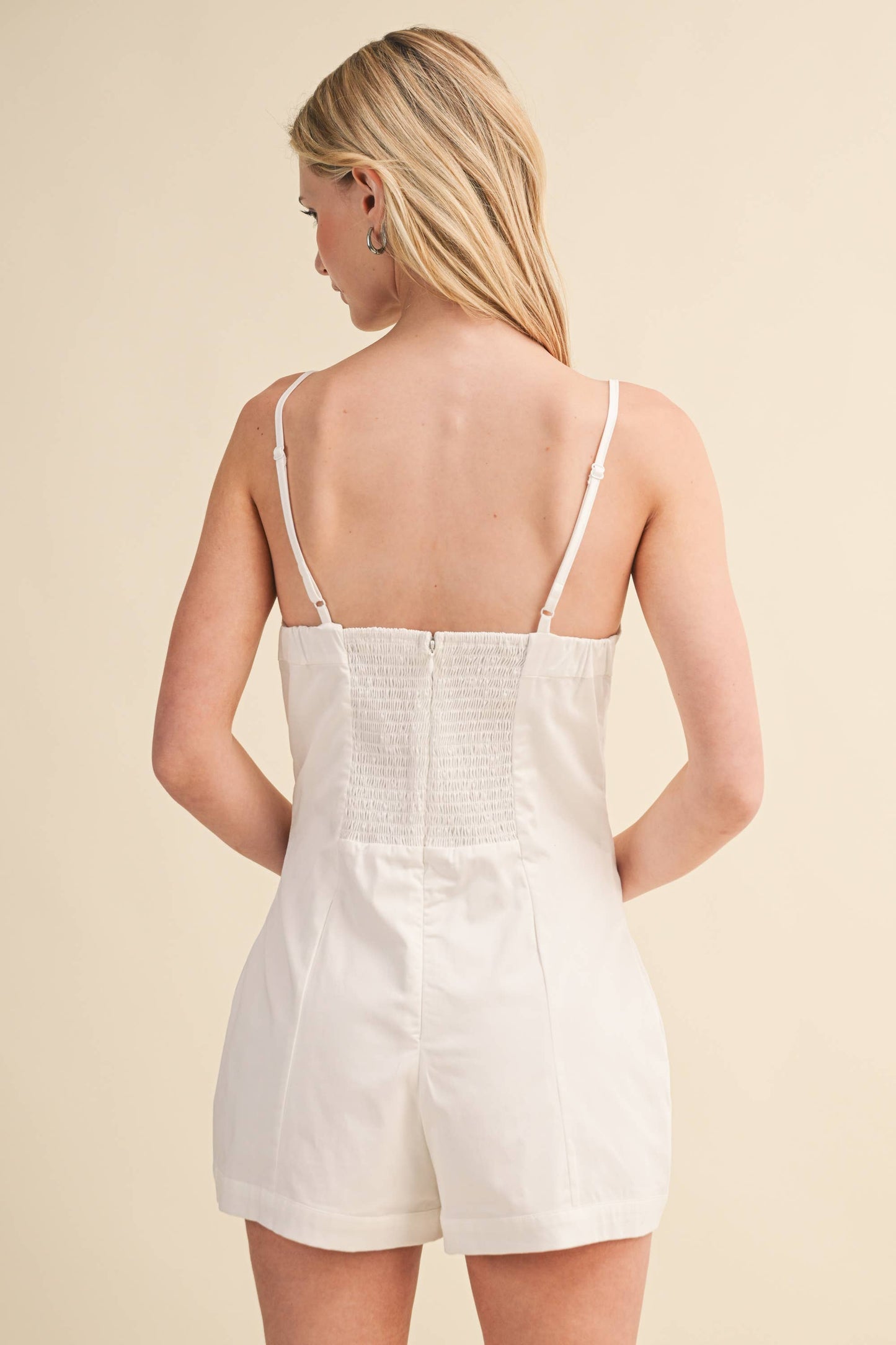 The Navy Noir Romper