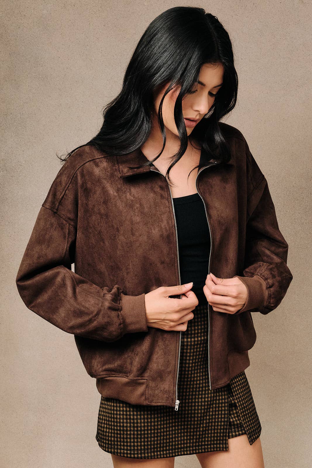 The Sutton Suede Bomber