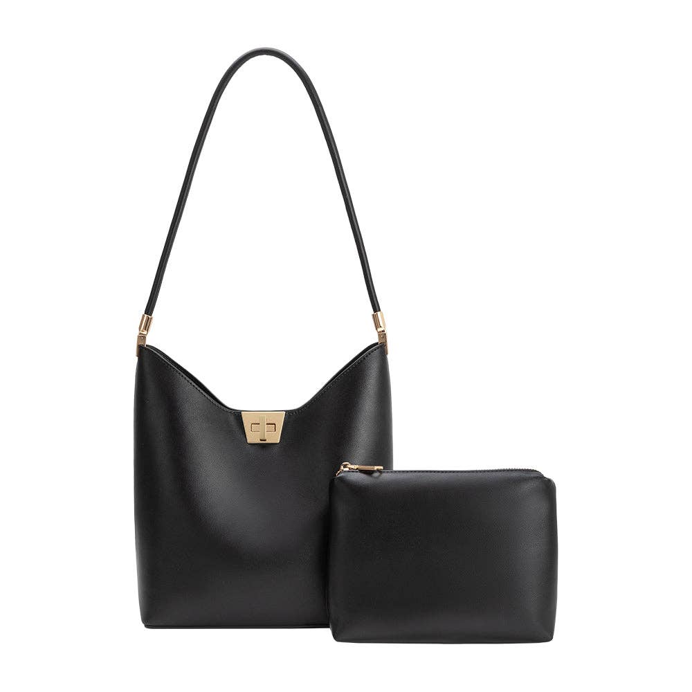 The Monroe Shoulder Bag – Black