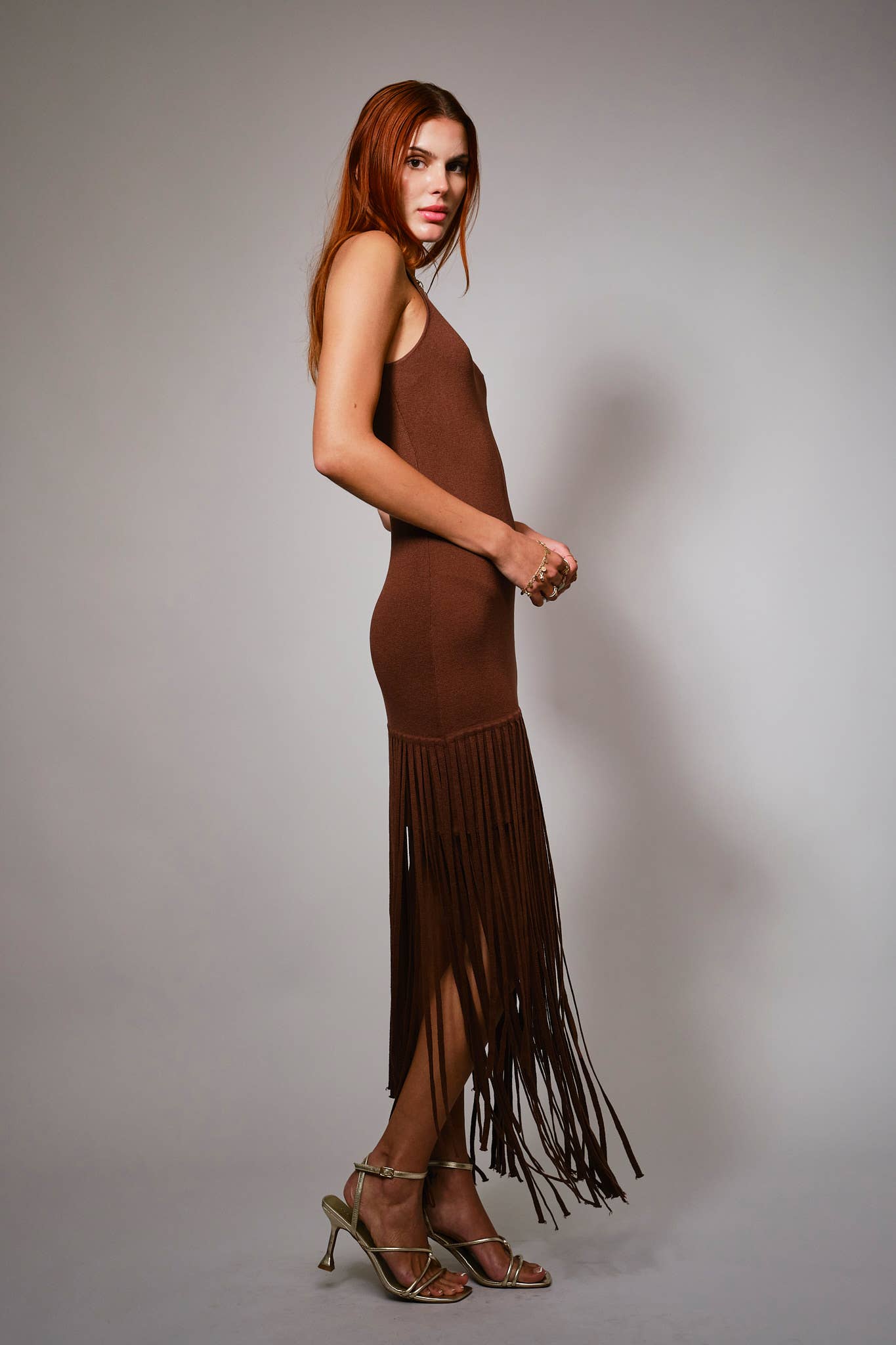 The Sierra Fringe Midi Dress