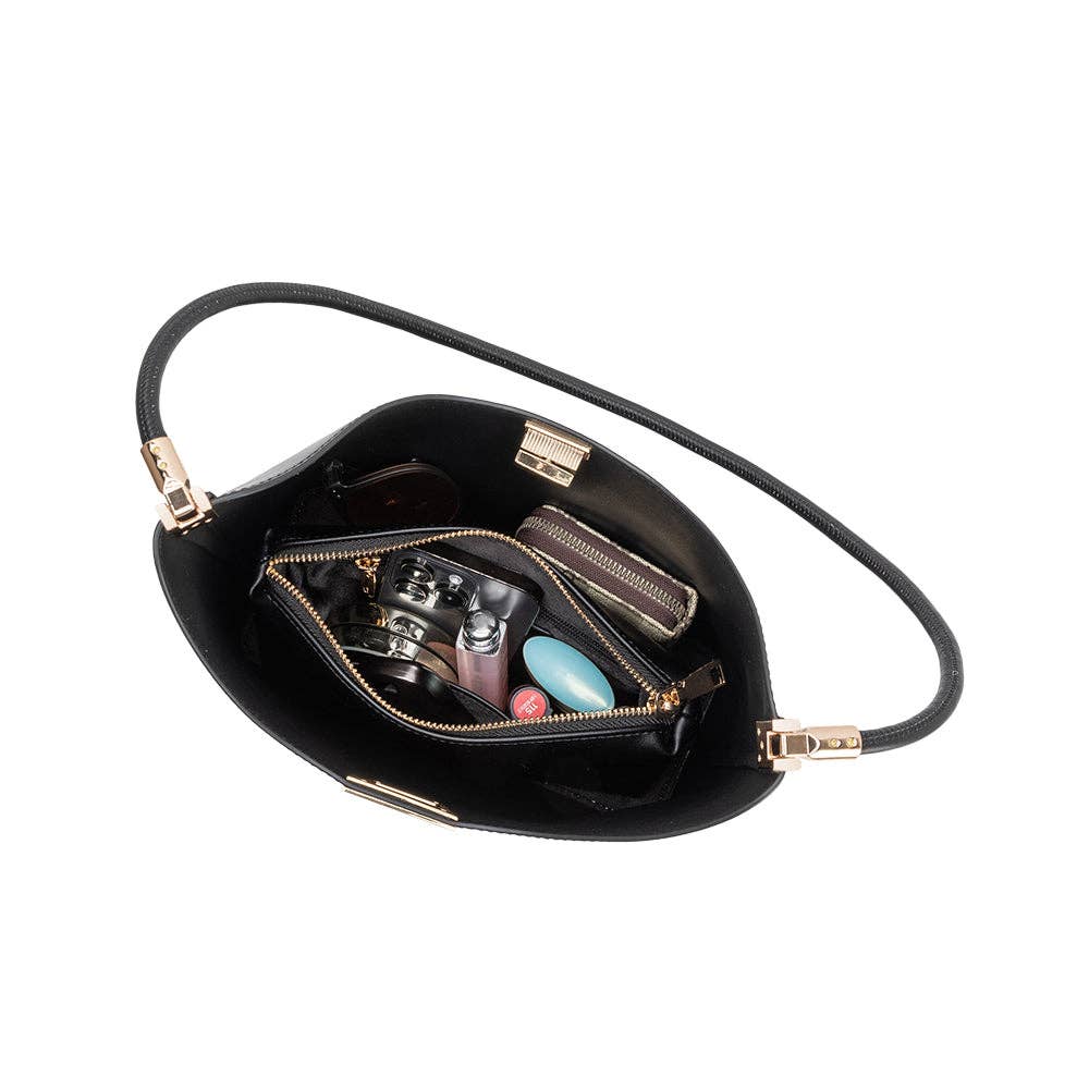 The Monroe Shoulder Bag – Black