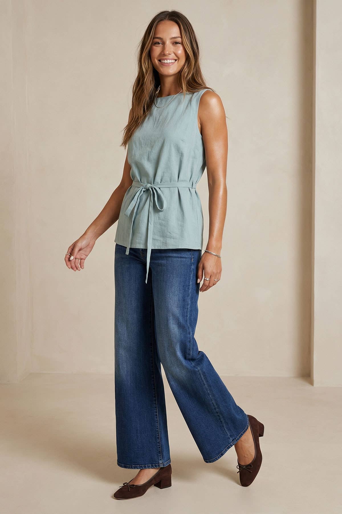 The Sienna Tie Waist Top