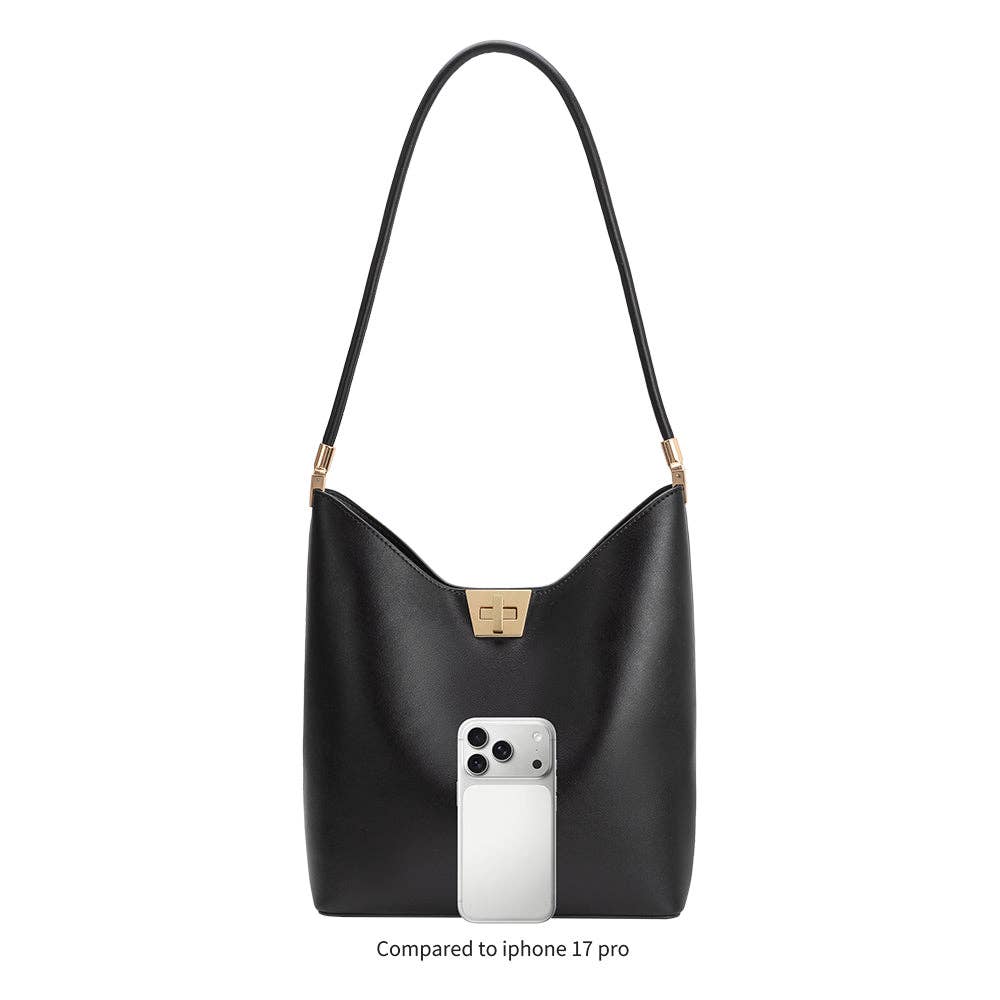 The Monroe Shoulder Bag – Black