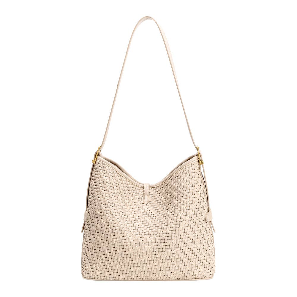 The Capri Woven Tote – Bone