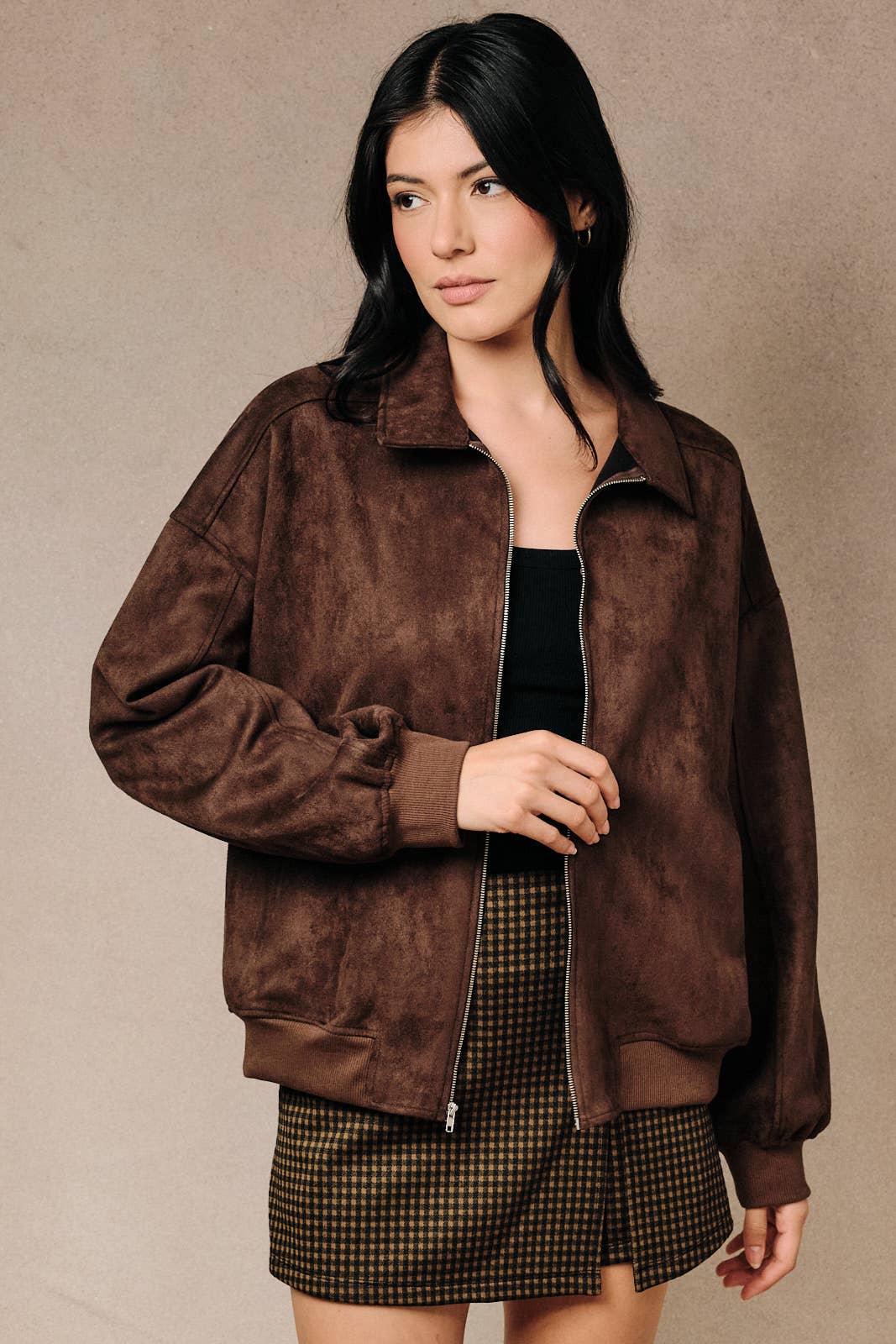 The Sutton Suede Bomber