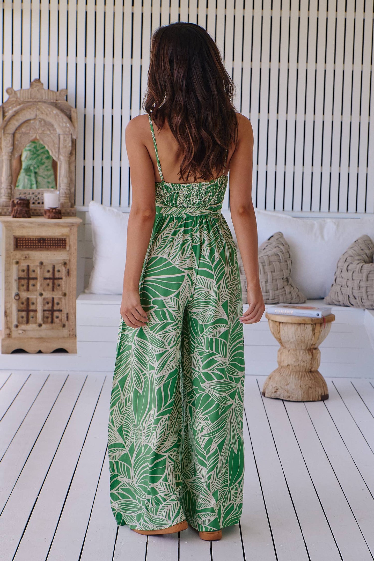 The Molly Evergreen Jumpsuit