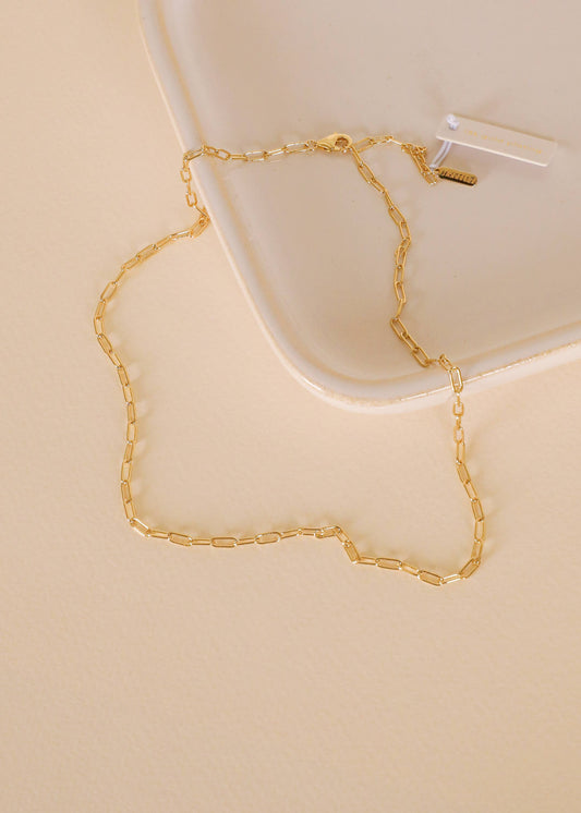 Petite Paperclip Chain Necklace
