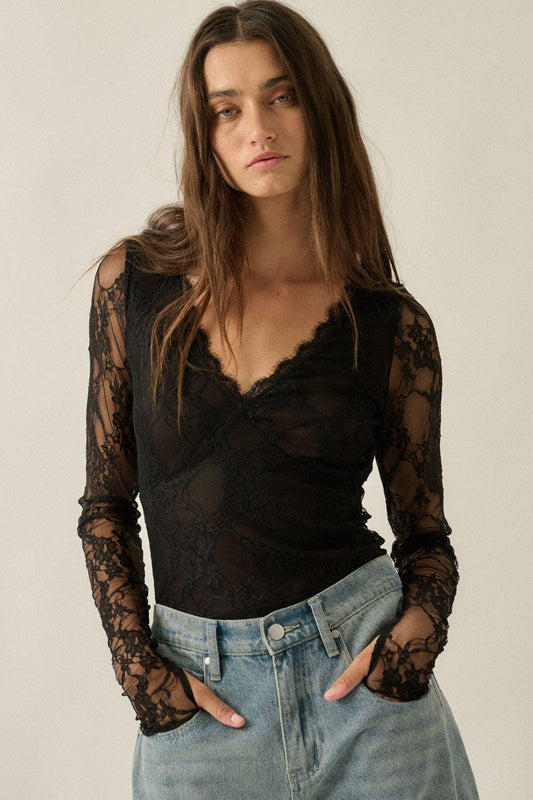The Celeste Lace Bodysuit