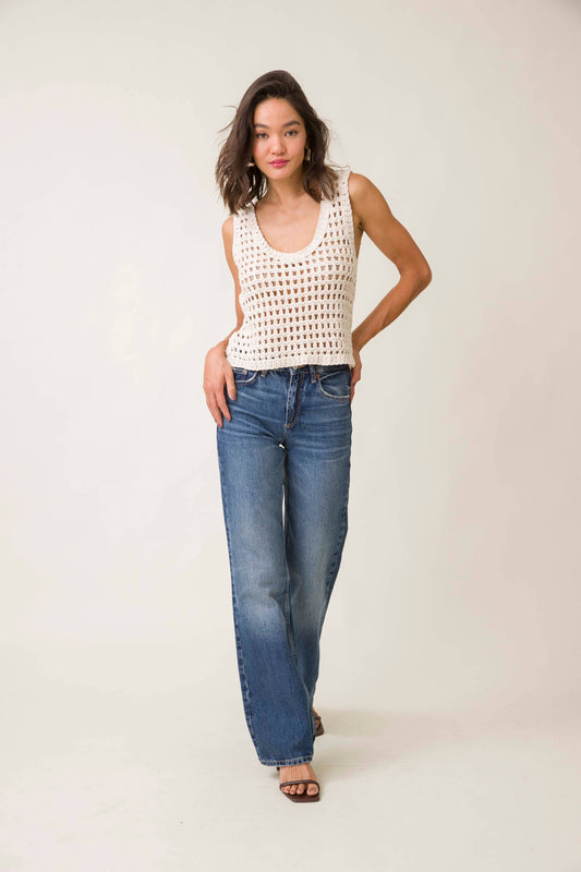 The Abby Crochet Tank
